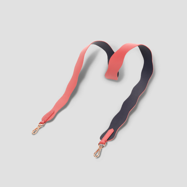 Wave Leather Strap Mineral Red