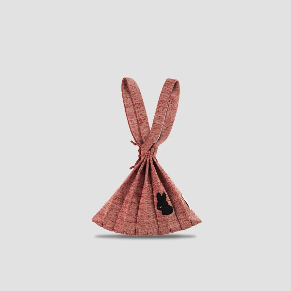 [Only 14days] *Rabbit Bespoke* Lucky Pleats Knit S Bohemian Garnet Pink