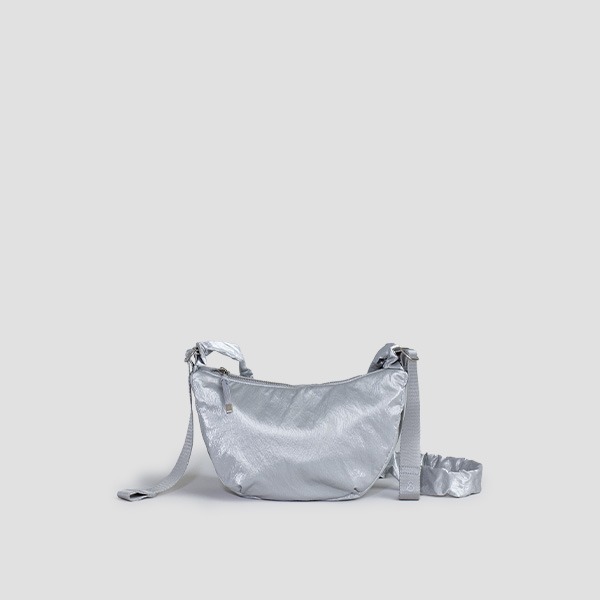 [6/23 Pre-Oder] Daily Shirring Bag S Sleek Silver
