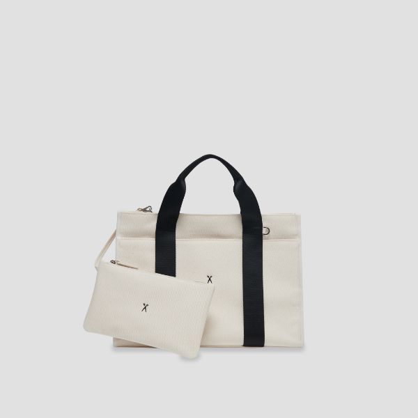 Stacey Daytrip Multi Carry Bag M lvory