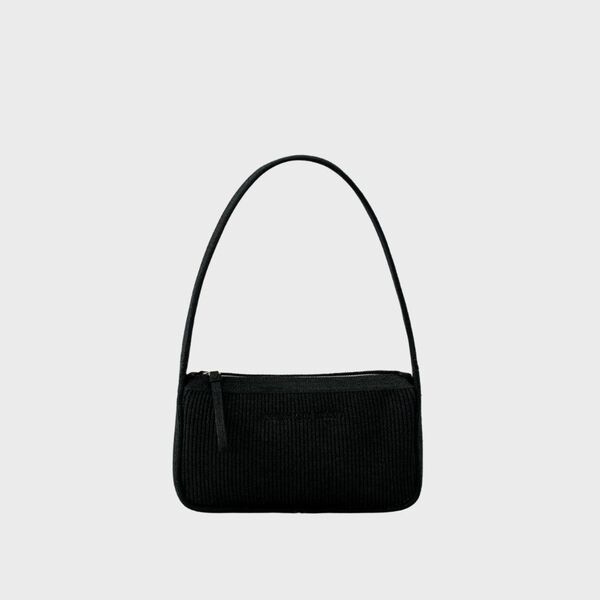 [6/13 Pre-Order] LPK Arton Knit Shoulder Bag S Starry Black