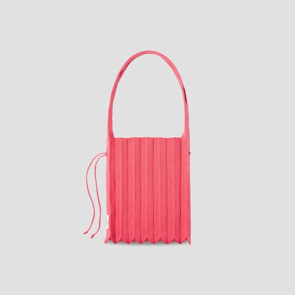 Lucky Pleats Knit M Cozy Coral