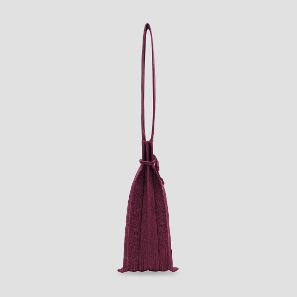 Lucky Pleats Knit Starry Wine Bag Red Wine