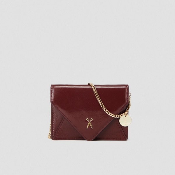 Easypass Amante Card Wallet With Chain Red Bean