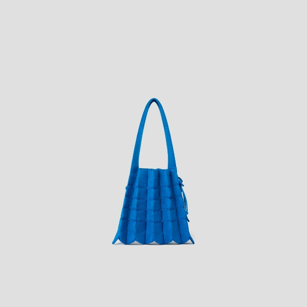Lucky Pleats Knit S Fiori Floating Blue