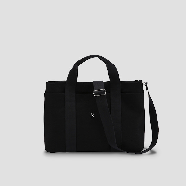 [Shipped by 3, Jun] Stacey Daytrip Tote Canvas M Black
