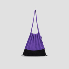 Lucky Pleats Knit M Mix Modern Purple