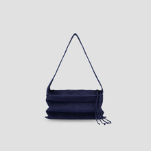 [Out of Stock] Lucky Pleats Knit Shoulder Classic Navy