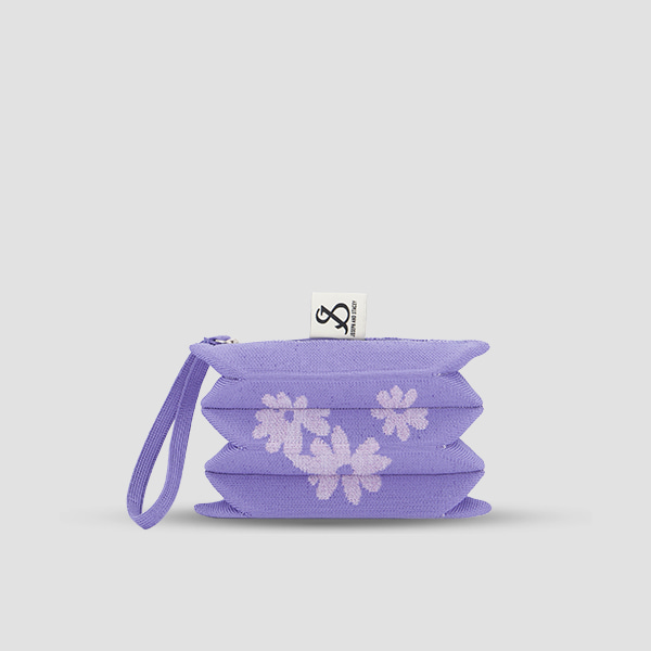 [Shipped by 26,May] Lucky Pleats Pouch S Daisy Very Peri