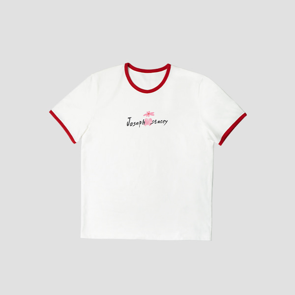 [Free Phone Knob for Preorders] Joseph Flower Ringer T-Shirt Red