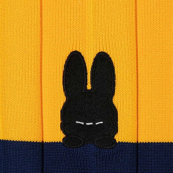[Only 14days] *Rabbit Bespoke* LucKy Pleats Knit S Mix Yellow Tree