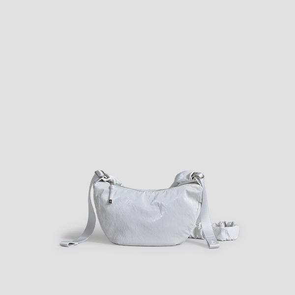 Daily Shirring Bag S Sleek White