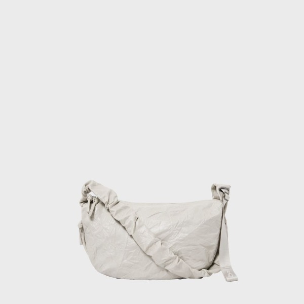[10/13 Pre-Order] Daily Shirring Bag M_Vegan Leather Misty Cream